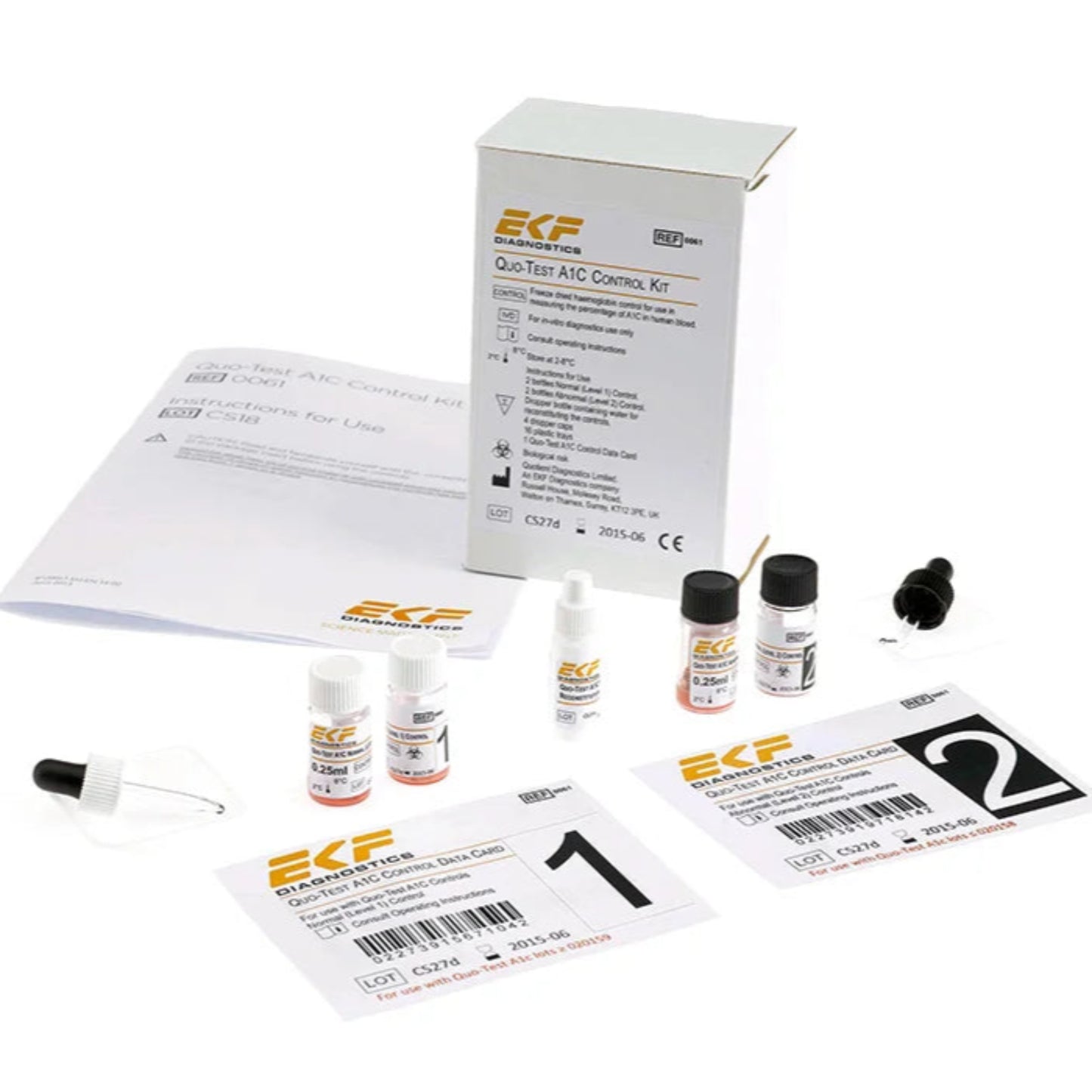 Kvalitetskontroll för Quo-Test HbA1c-analysator